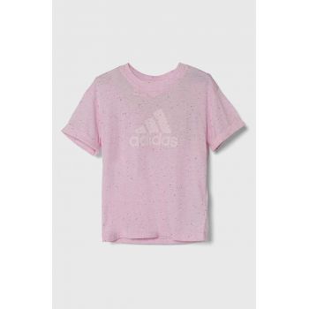 adidas tricou copii culoarea roz