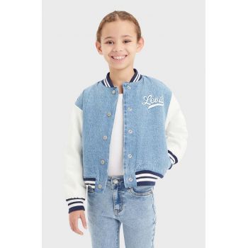 Levi's geaca bomber pentru copii LVG DENIM BOMBER JACKET