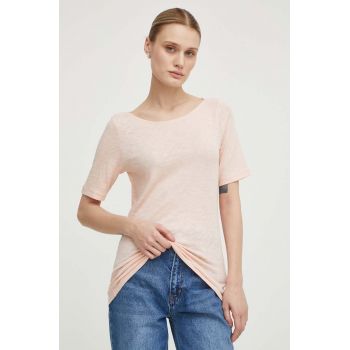 Marc O'Polo tricou din bumbac femei, culoarea roz