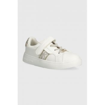 Michael Kors sneakers pentru copii culoarea alb