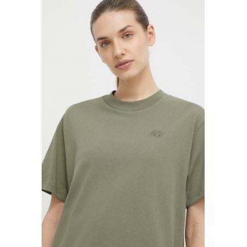 New Balance tricou din bumbac femei, culoarea verde ieftin