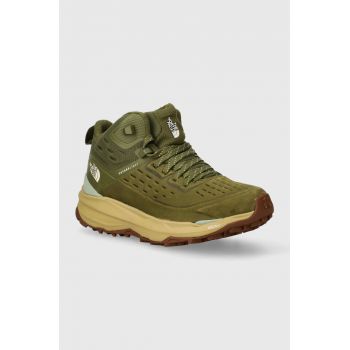 The North Face pantofi Vectiv Exploris 2 Mid Futurelight femei, culoarea verde