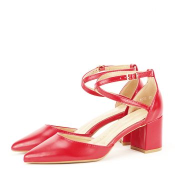 Pantofi eleganti rosii Henriette 02 la reducere