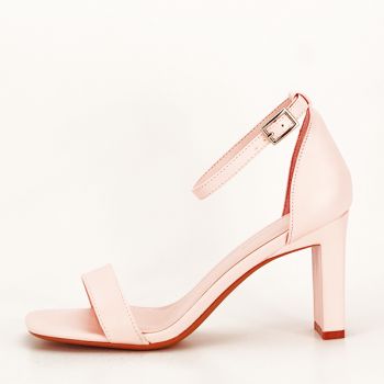 Sandale elegante roz piersica Judy 128 ieftine