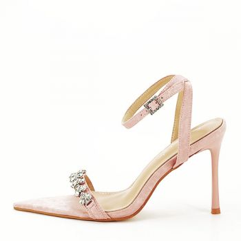 Sandale elegante roz somon R-2 131