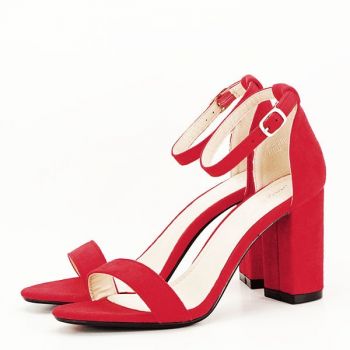 Sandale rosii elegante Sabina 131 de firma originale