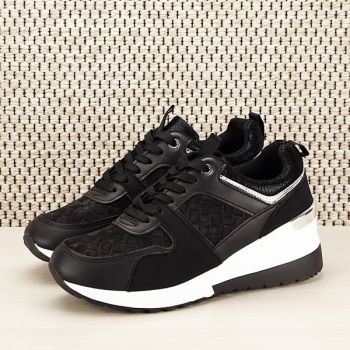 Sneakers negru High-Top Crina M4