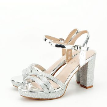 Sandale elegante argintii N22-873 127 ieftine