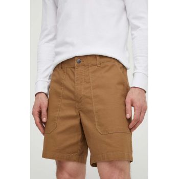 Columbia pantaloni scurți outdoor Flex Roc Utility culoarea maro, 2072761