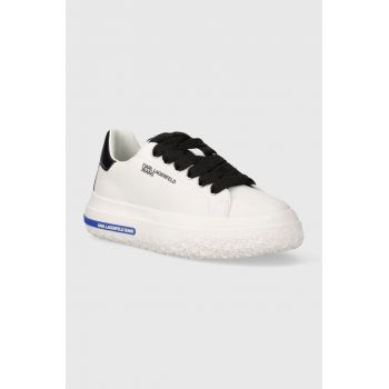 Karl Lagerfeld Jeans sneakers din piele KLJ KUP culoarea alb, KLJ54820