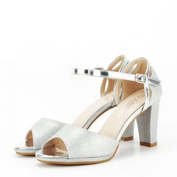 Sandale elegante argintii BLXW7571 128 ieftine