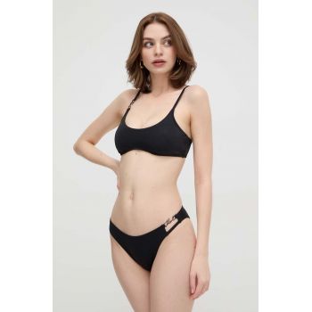 Karl Lagerfeld sutien de baie culoarea negru, cupa usor rigidizata