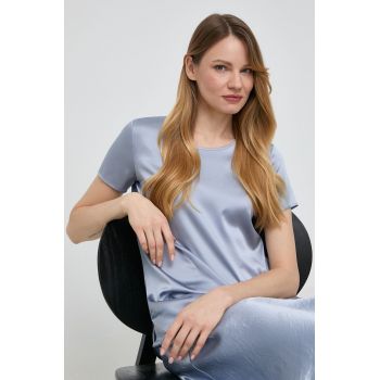 Max Mara Leisure bluză de mătase uni 2416110000000