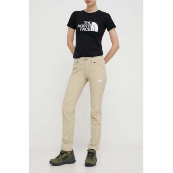 The North Face pantaloni de exterior Speedlight culoarea bej