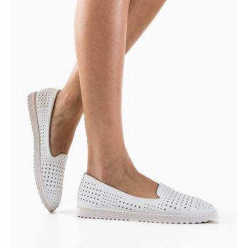 Espadrile Casual Jekare Albe