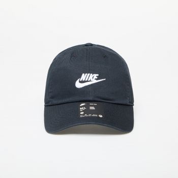 Nike Club Unstructured Futura Wash Cap Black/ White ieftin