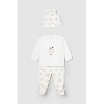 Mayoral Newborn compleu bebe culoarea bej