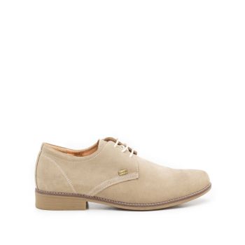 Pantofi copii din piele naturală, Leofex - 578 Taupe velur