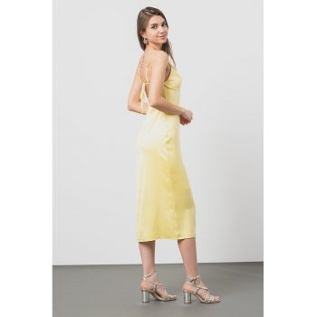 Rochie midi de satin