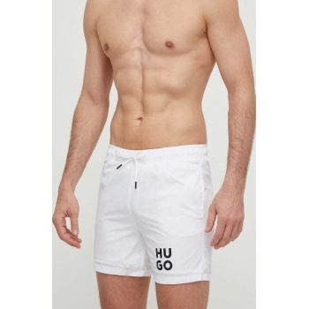 HUGO pantaloni scurți de baie culoarea alb 50510190