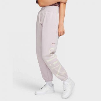 Pantaloni Nike W Nsw Phoenix fleece OS logo sweatpant ieftini