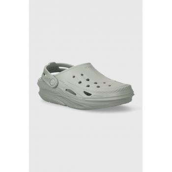 Crocs slapi copii OFF GRID CLOG culoarea gri