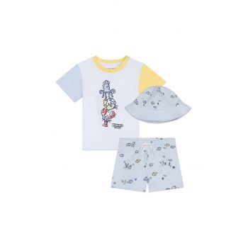 Kenzo Kids compleu bebe culoarea alb