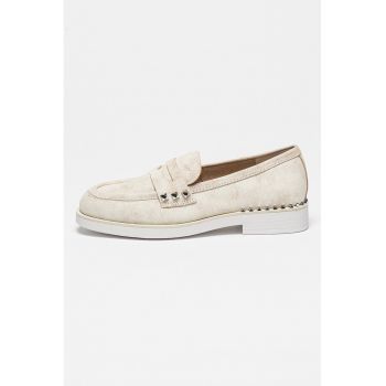 Pantofi loafer de piele cu tinte Whisper