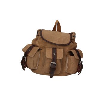 Rucsac unisex cu buzunare cu clapa