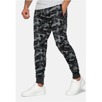 Pantaloni de trening cu model camuflaj Bentlee 1781