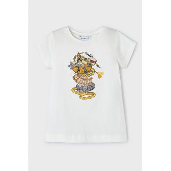 Tricou de bumbac cu imprimeu grafic