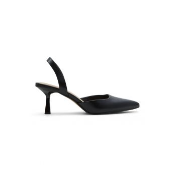 Pantofi slingback de piele ecologica Basanti ieftini