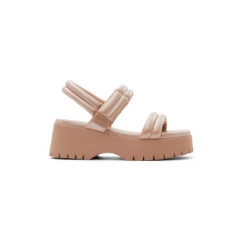 Sandale wedge de piele ecologica Mcguire