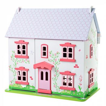 Casuta din lemn pentru papusi - Rose, BIGJIGS Toys, 2-3 ani +