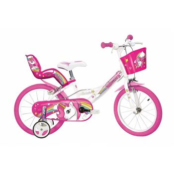 Bicicleta copii 14 - UNICORN, DINO BIKES, 4-5 ani +