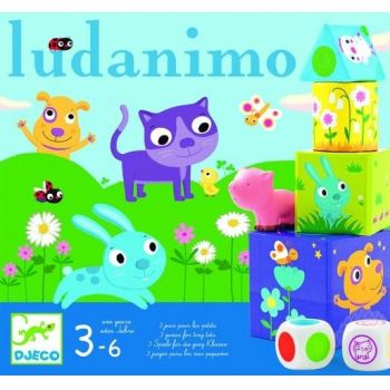 Ludanimo, colectie de jocuri Djeco, 1-2 ani +