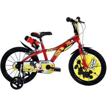 Bicicleta copii 16 - MICKEY MOUSE, DINO BIKES, 4-5 ani +