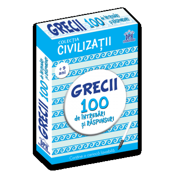 Joc educativ Civilizatii: Grecii, 100 de intrebari si raspunsuri, DPH, 10-11 ani +