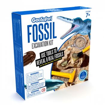 Joc educativ GeoSafari, Kit excavare fosile, Educational Insights, 6-7 ani +