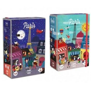 Puzzle Londji, Noapte si zi la Paris, 4-5 ani +