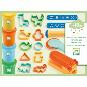 Set modelaj cu plastilina Djeco, culori Pop, 1-2 ani + de firma original