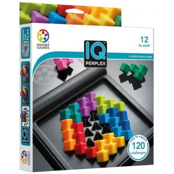 Smart Games - IQ Perplex, joc de logica cu 120 de provocari, 12+ ani