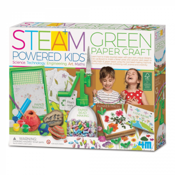 Kit stiintific - Arta cu Hartie Reciclata, STEAM Kids, 4M, +5 ani