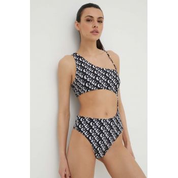 HUGO costum de baie dintr-o bucată culoarea negru, cupa moale 50515308