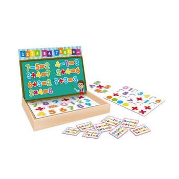 Joc Educativ cu Tabla Magnetica si de Desenat - Cifre Magnetice, Cypress Toys, 3 ani+