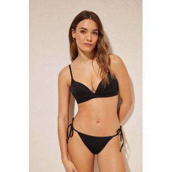 women'secret slip de plaja HIBISCUS culoarea negru, 6467949