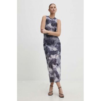 Answear Lab rochie culoarea gri, maxi, mulata