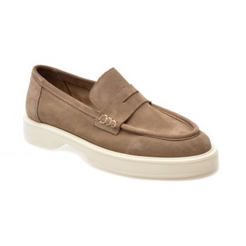 Mocasini casual GRYXX gri, 447267, din piele intoarsa