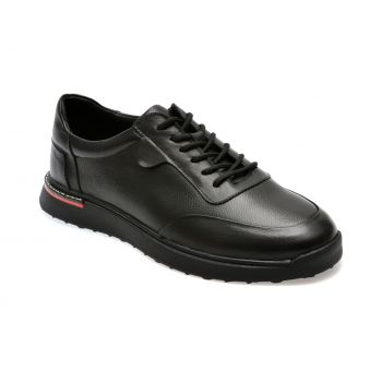 Pantofi casual GRYXX negri, 27847, din piele naturala de firma originali