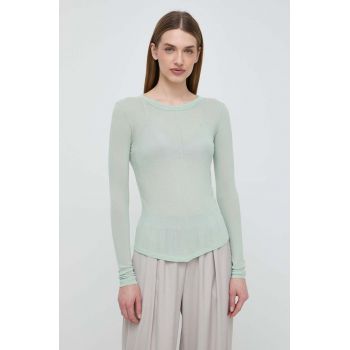 Weekend Max Mara longsleeve din bumbac x Arthur Arbesser culoarea verde 2415940000000